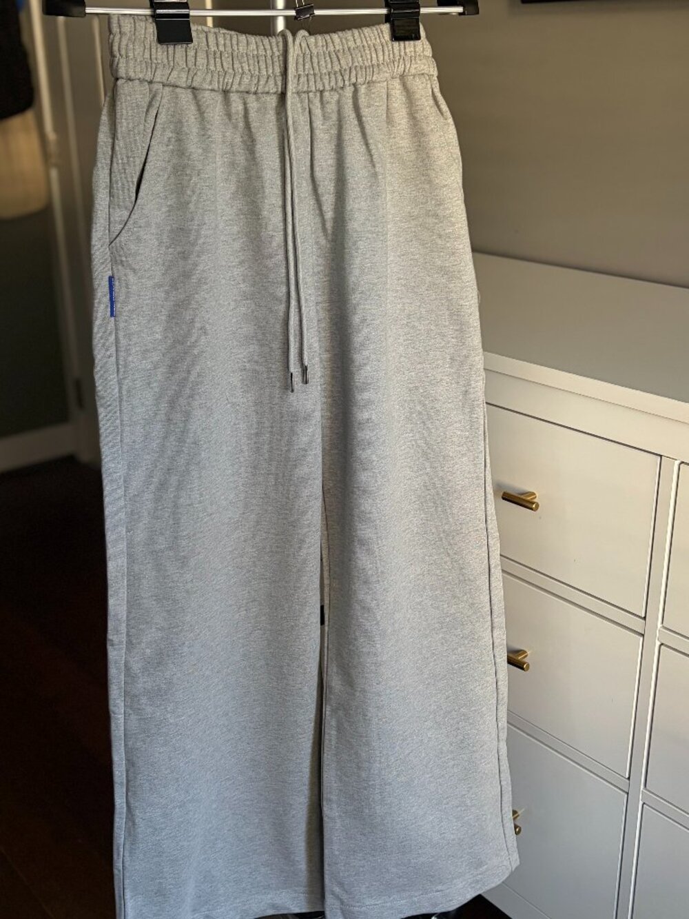 Woolenmaker Linden Grey Wide Leg Sweatpants Men’s Medium NWT